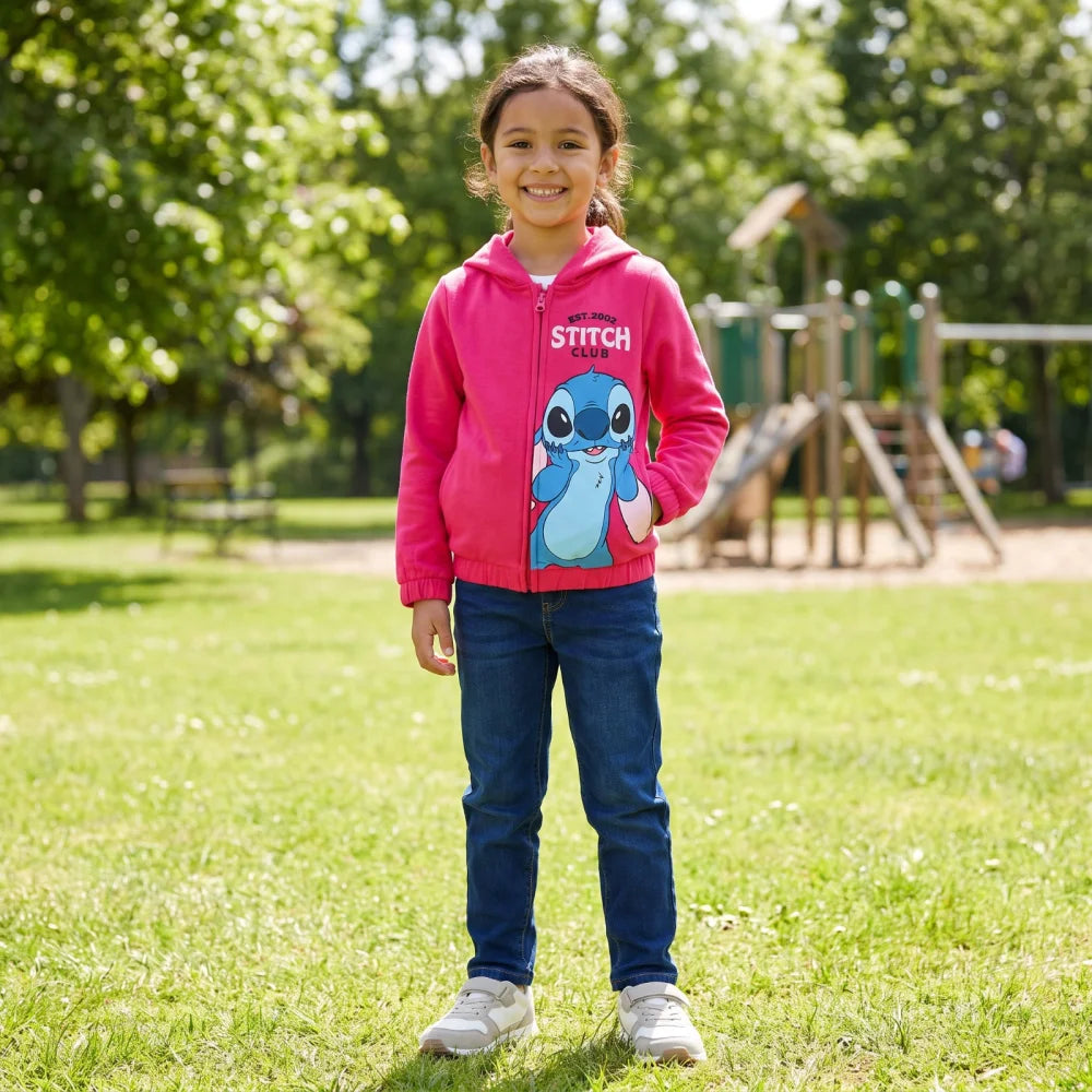 Disney Lilo u Stitch Mädchen Hoodie Kapuzenpullover Pullover Gr. 98 bis 128 - WS-Trend.de