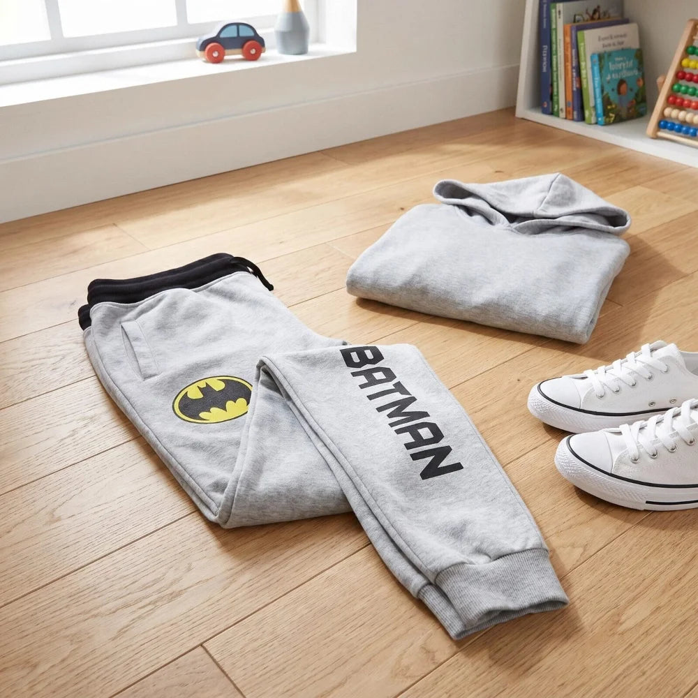 DC Comics Batman Jogginghose Kinder Jugend Sporthose Hose Grau 134-164 - WS-Trend.de