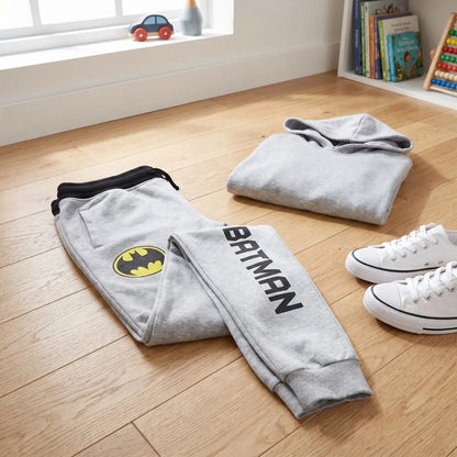 DC Comics Batman Jogginghose Kinder Jugend Sporthose Hose Grau 134-164 - WS-Trend.de