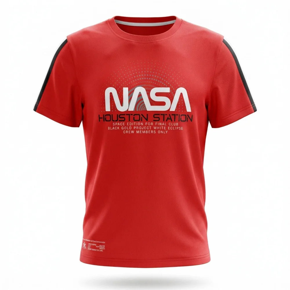 NASA Space Center Kinder Jungen kurzarm T-Shirt Shirt 104-128 100% Baumwolle - WS-Trend.de