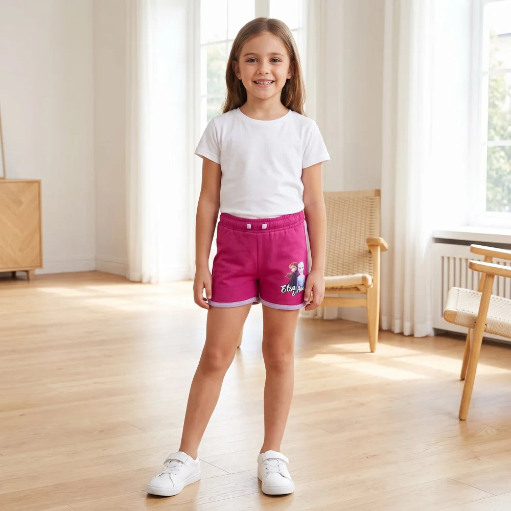 Disney Frozen Anna Elsa Mädchen Shorts 100% Baumwolle Gr. 98–110 - WS-Trend.de