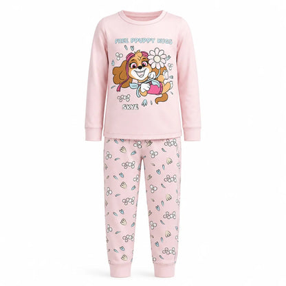 Paw Patrol Skye Kinder Mädchen langarm Schlafanzug Pyjama 104-128 - 100% Baumwol - WS-Trend.de