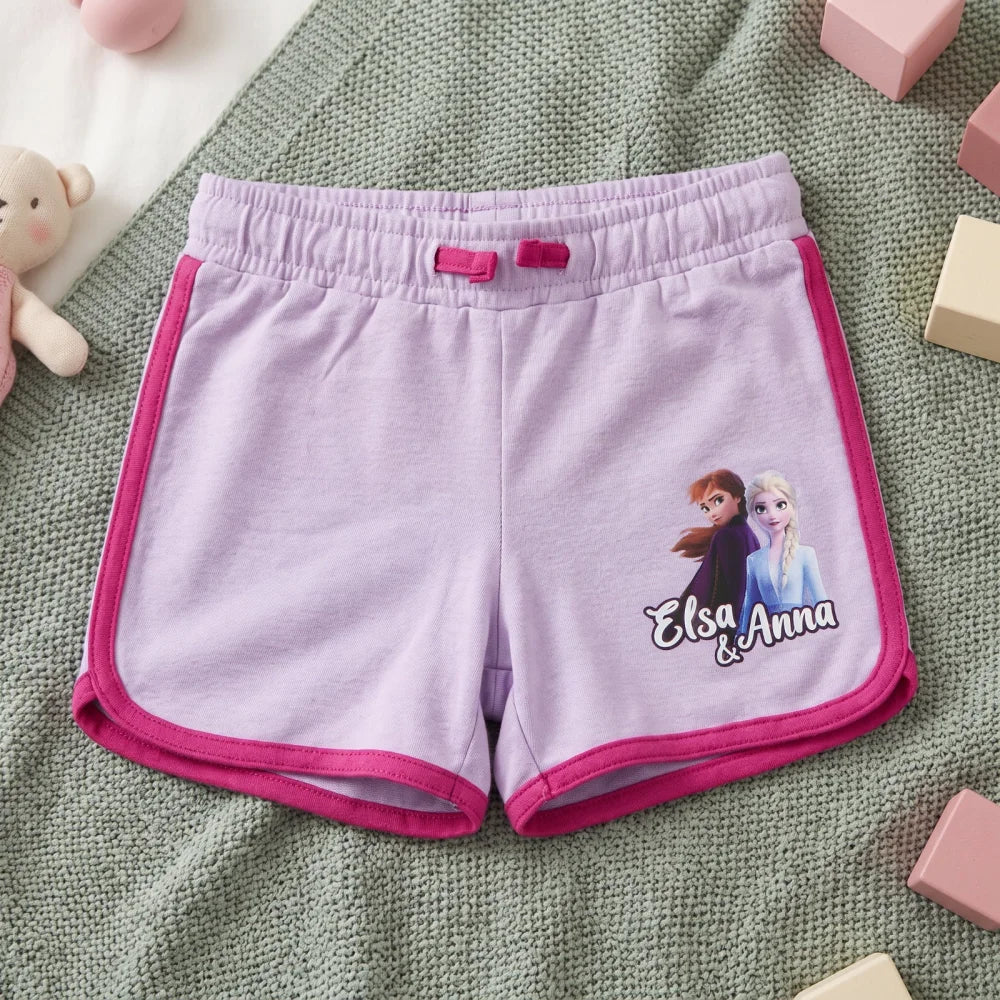 Disney Frozen Anna Elsa Mädchen Shorts 100% Baumwolle Gr. 98–110 - WS-Trend.de