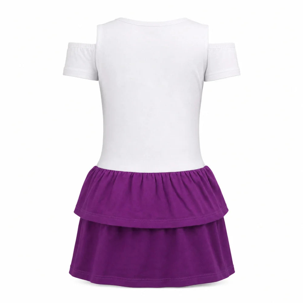 Rainbow High Mädchen Kinder Sommerkleid kurzes Kleid 104 -110 Baumwolle - WS-Trend.de