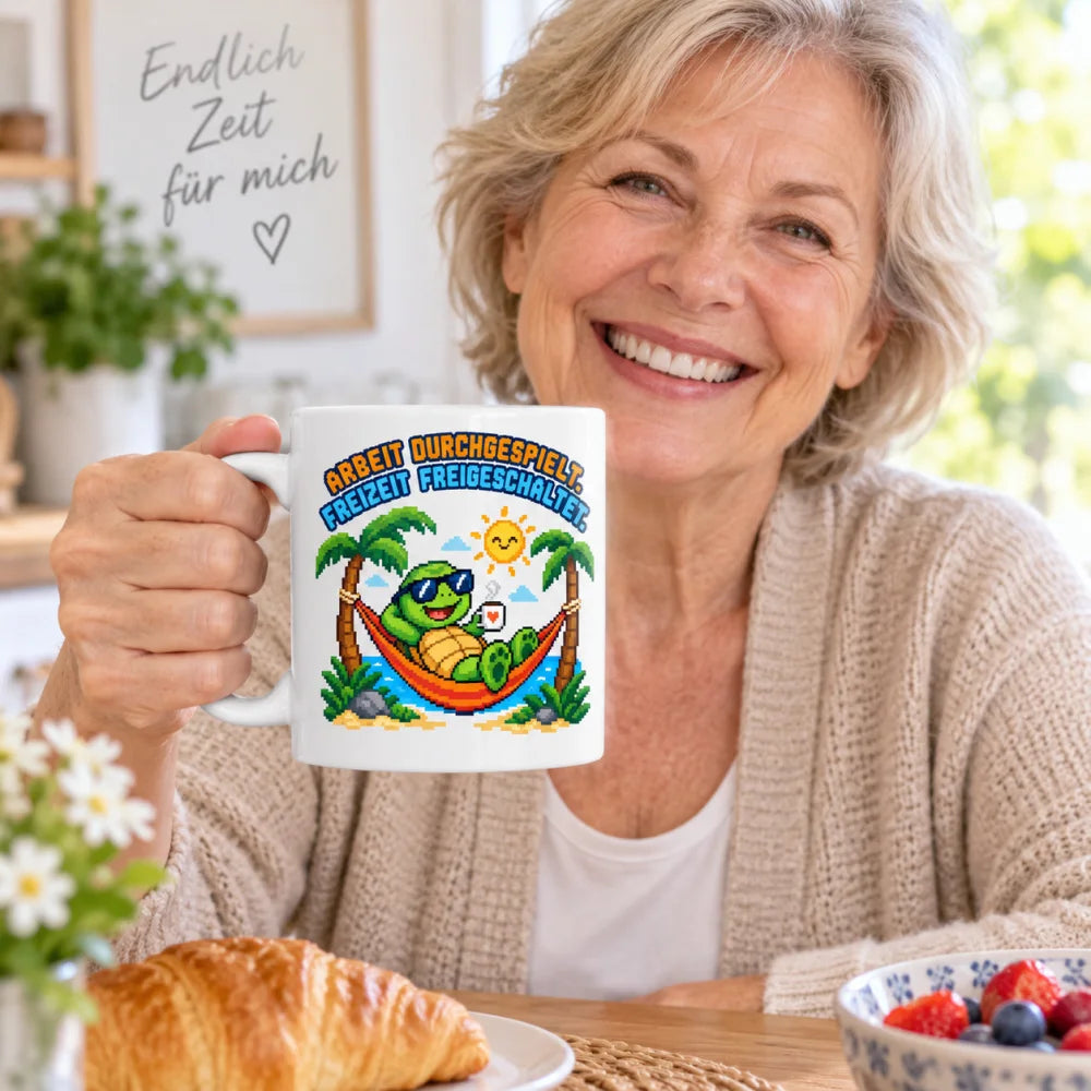 WS-Trend Rente Tasse Keramik 330 ml Spruch Geschenk 10 Motive zur Wahl - WS-Trend.de