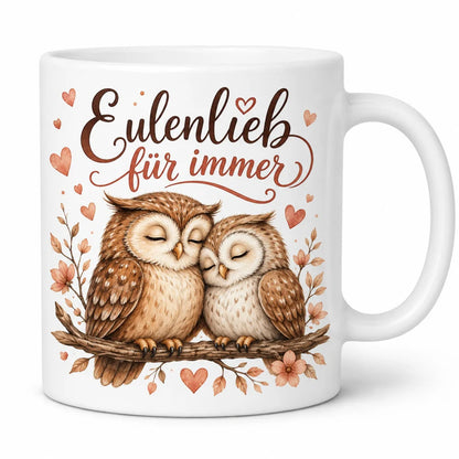 Eulen-Tasse für Lieblingsmenschen - Geschenk zum Jahrestag weiß 330 ml - WS-Trend.de