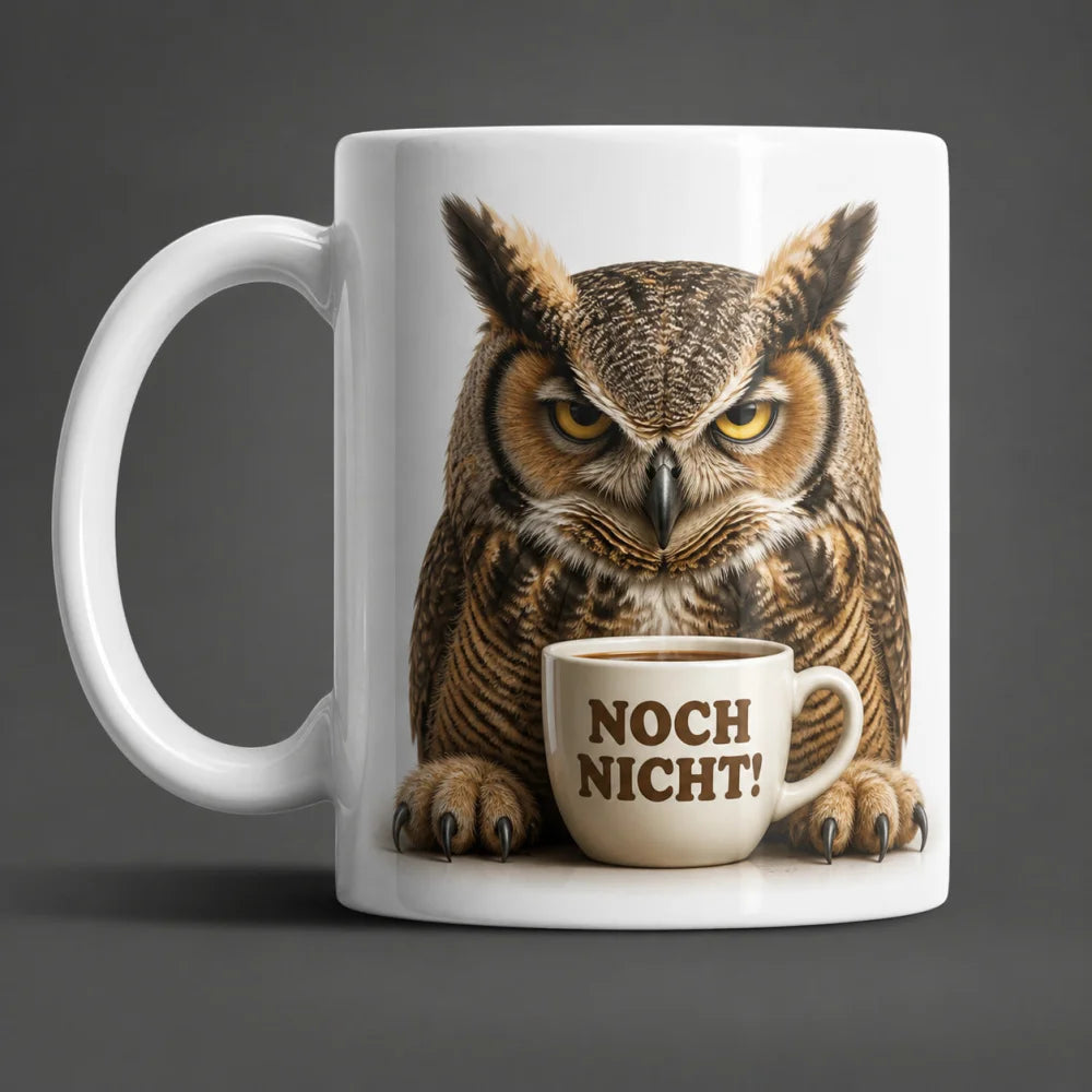 Lustige Tiertasse mit Spruch 325 ml – 15 Tiermotive Geschenkidee Büro - WS-Trend.de