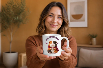 Anti-Stress-Tasse Meerschweinchen 325 ml Keramik Kaffeebecher Geschenk - WS-Trend.de