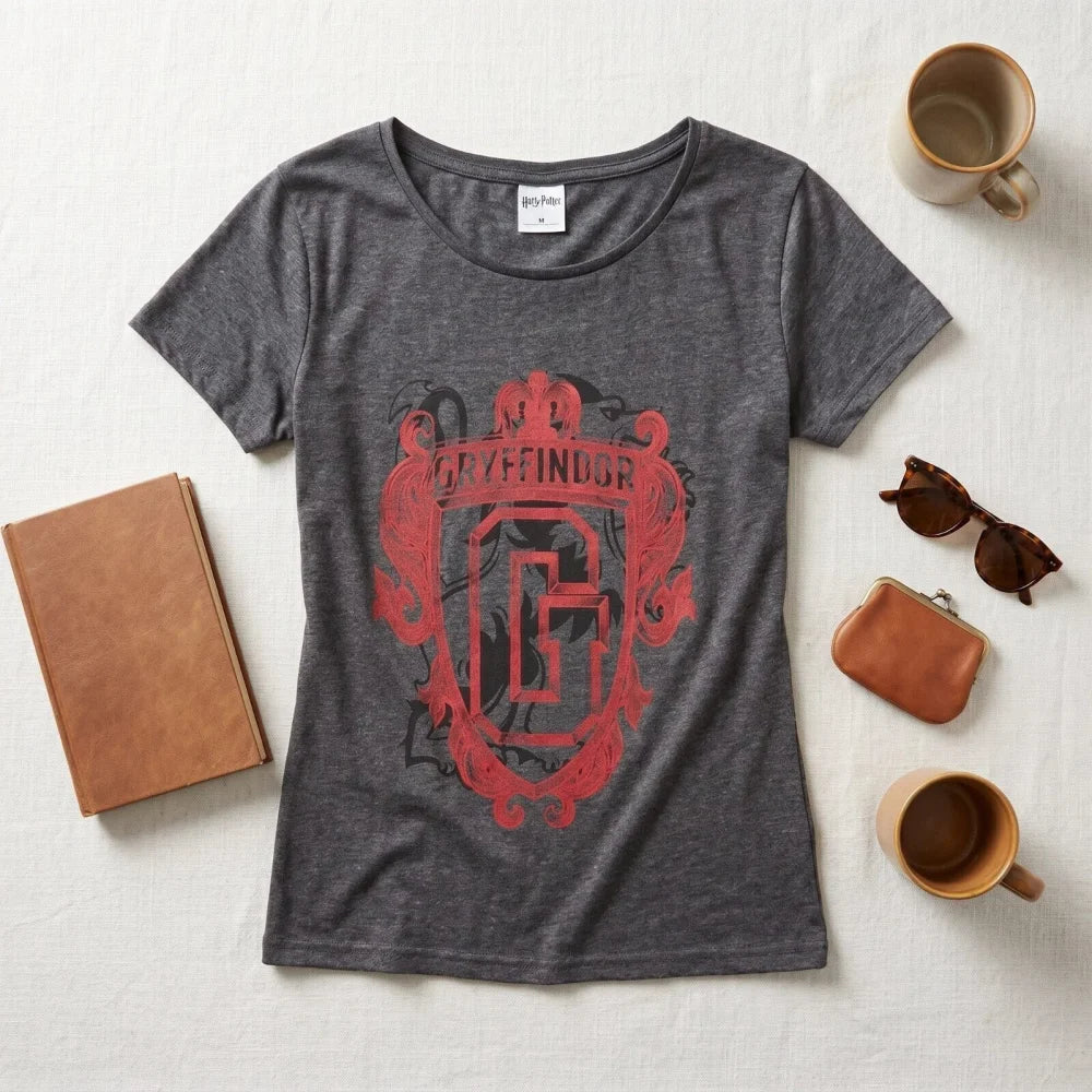 Harry Potter Hogwarts Damen kurzarm Shirt XS - WS-Trend.de