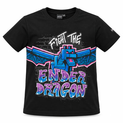 Minecraft Enderdrache T-Shirt schwarz - WS-Trend.de