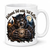 WS-Trend Vollmond-Kaffee Horror Tasse 330 ml Geschenk fuer Horror-Fans