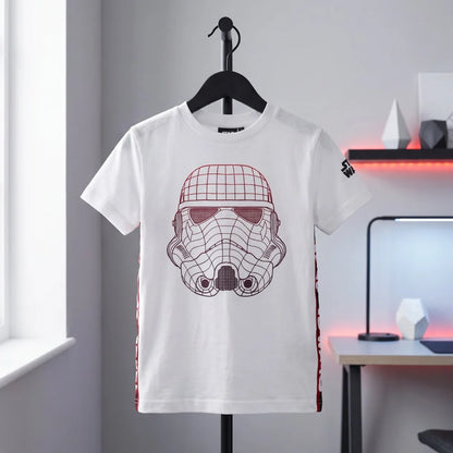Disney Star Wars Storm Trooper T-Shirt Kurzarm Kinder Jungen Shirt 134 oder 152 - WS-Trend.de