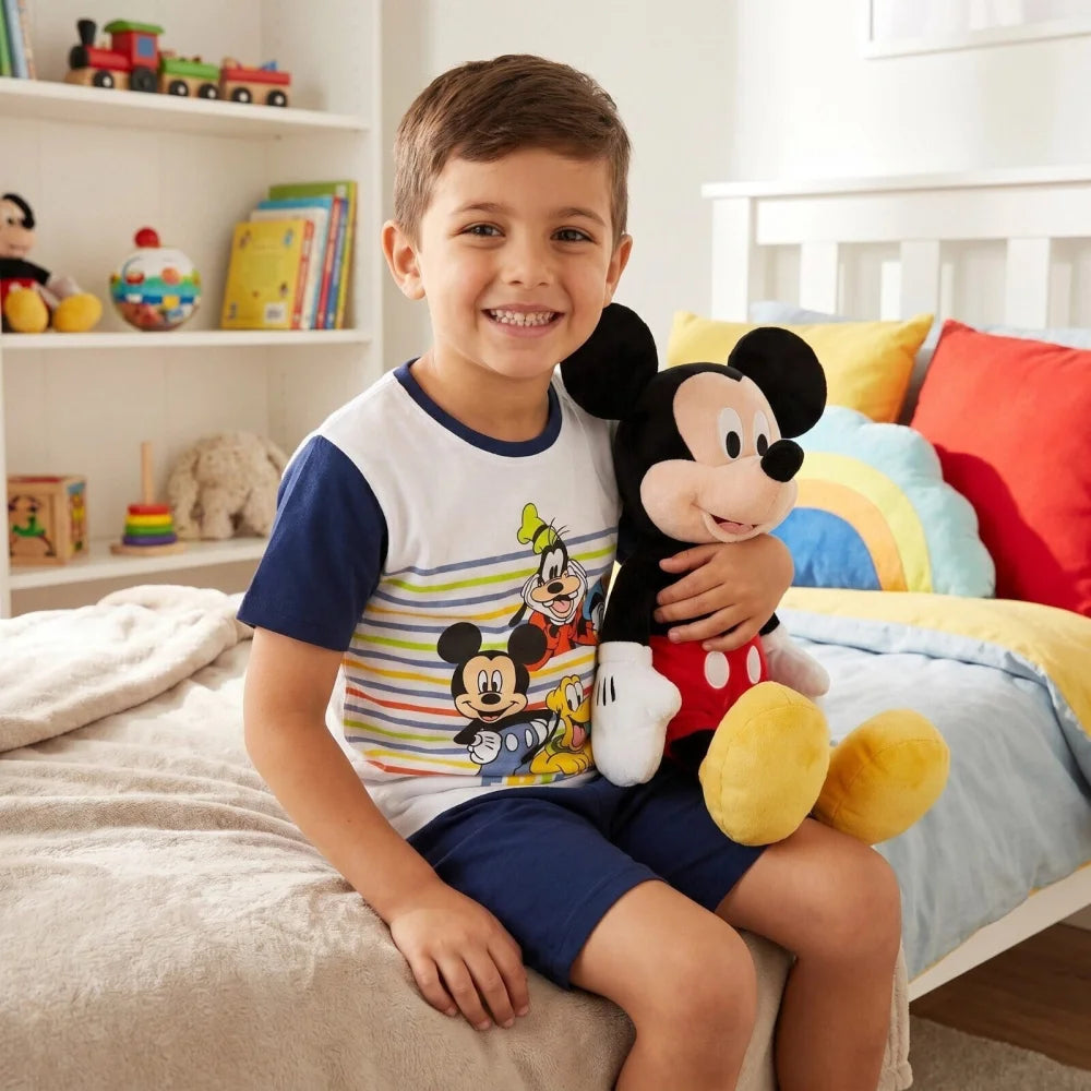 Disney Mickey Maus Goofy Donald Duck Kinder Jugend Schlafanzug Pyjama 98-128 - WS-Trend.de
