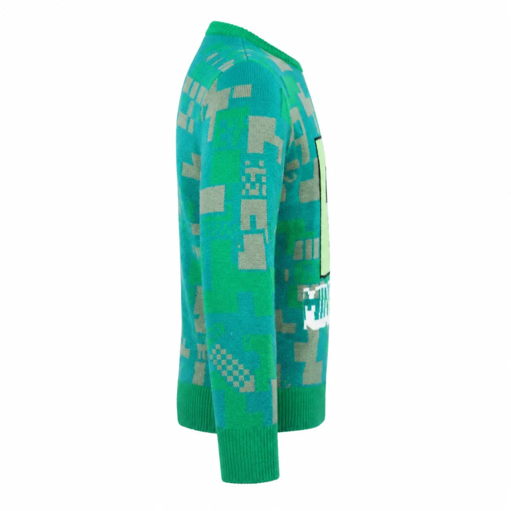Sweater Minecraft Gamer Creeper Kinder Jungen Pulli Pullover - WS-Trend.de