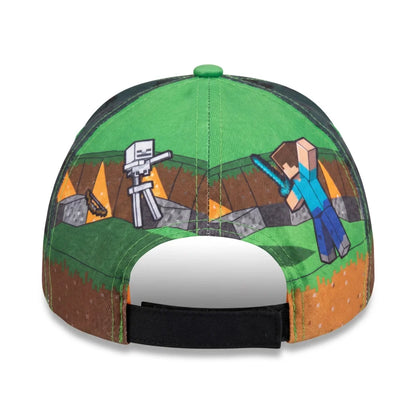 Minecraft Creeper Jungen Basecap Baseball Kappe Mütze Gr. 54 bis 56 - WS-Trend.de