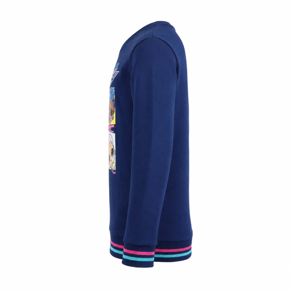 Sweater L.O.L. SURPRISE! LOL Surprise Kinder Mädchen Pullover Rosa Blau 100% Baumwoll - WS-Trend.de
