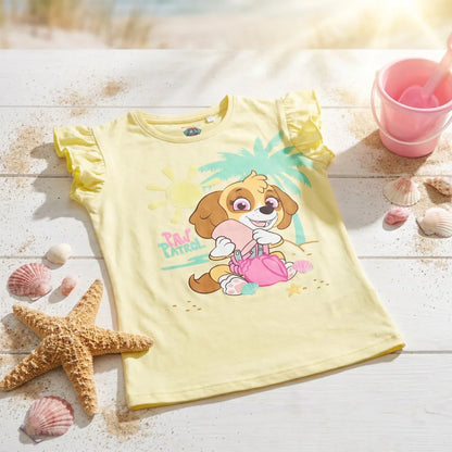 Paw Patrol Skye Kinder Mädchen kurzarm T-Shirt Shirt Gr 92 -128 Baumwolle - WS-Trend.de