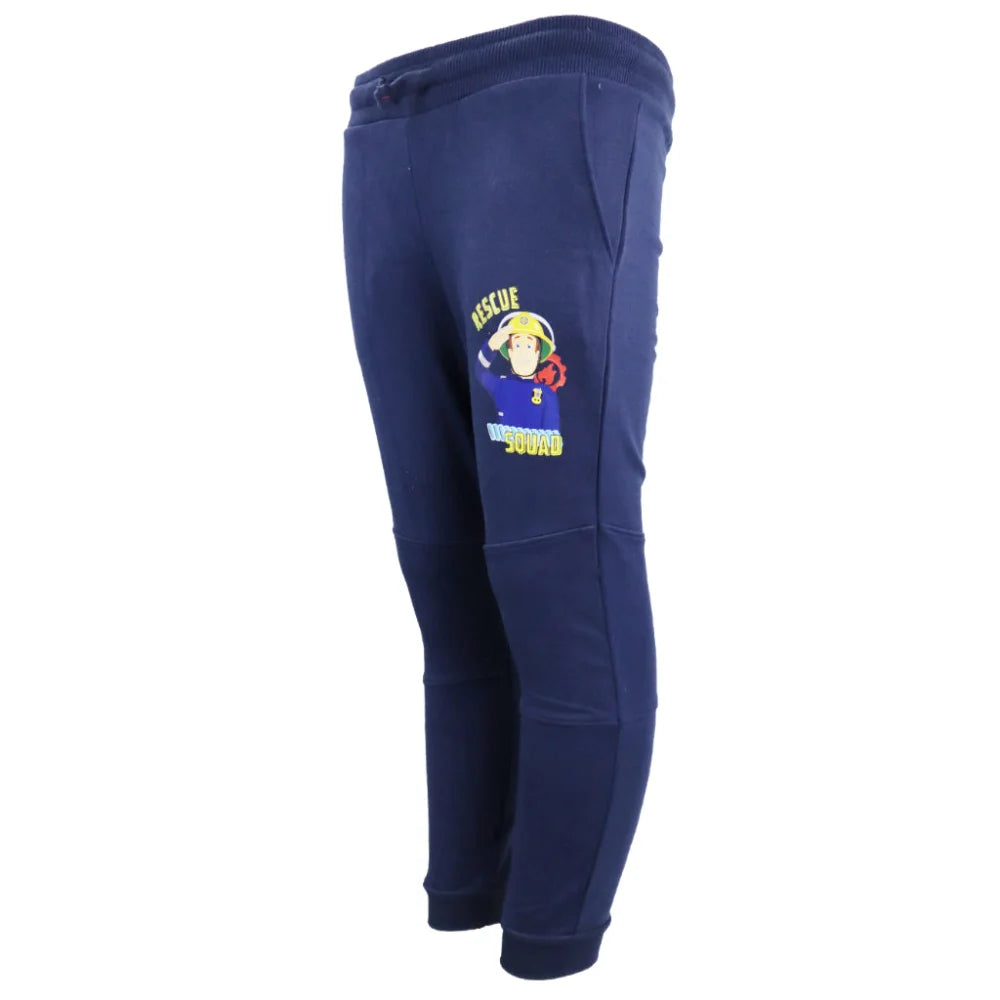 Feuerwehrmann Sam Jungen Kinder Jogginghose Sporthose Hose 98-128 Blau - WS-Trend.de