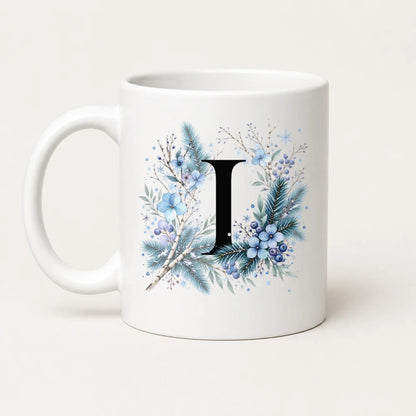 Winter Tasse A-Z Buchstaben 325 ml Keramik Geschenkidee personalisiert - WS-Trend.de