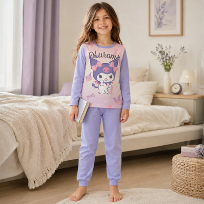 Hello Kitty Kinder Mädchen Schlafanzug Pyjama Shirt Hose Gr. 98-140 Baumwolle - WS-Trend.de