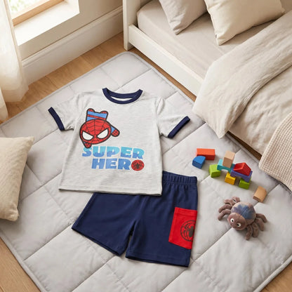 Marvel Spiderman Baby Kurzarm Shirt und Shorts Gr. 68 oder 80 - WS-Trend.de
