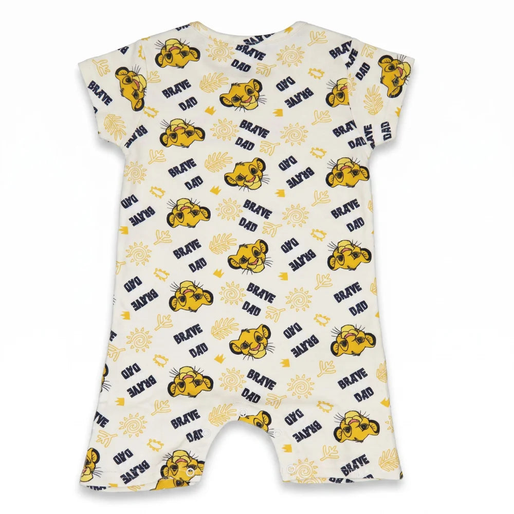 König der Löwen Simba Baby Kurzarm Strampler Schlafanzug 62 bis 80 - WS-Trend.de