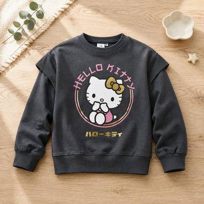 Hello Kitty Mädchen Kinder Sweater Pullover - WS-Trend.de