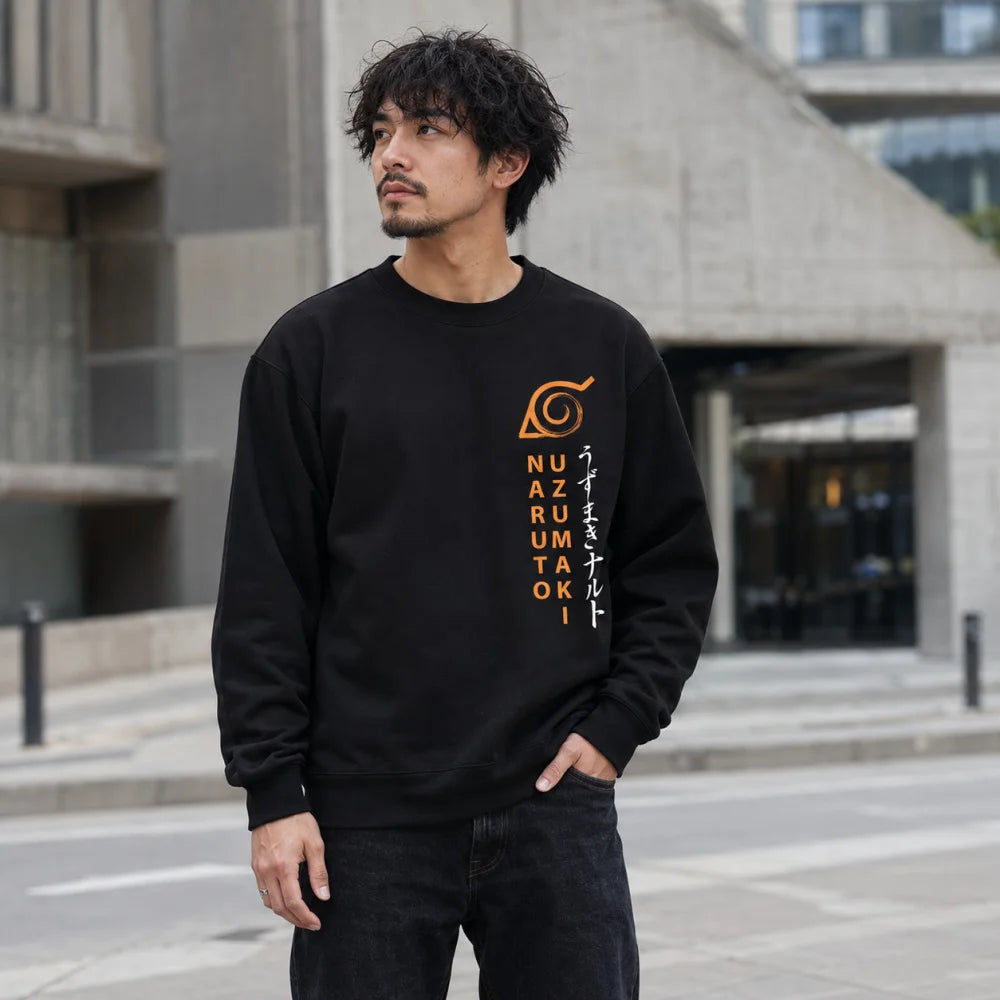 Anime Naruto Uzumaki Shippuden Herren Pullover Sweater Pulli Gr. M-XXL - WS-Trend.de