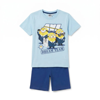 Die Minions Kinder Jungen Pyjama Schlafanzug 100% Baumwolle Gr. 110/116 - WS-Trend.de