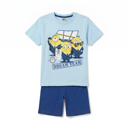 Die Minions Kinder Jungen Pyjama Schlafanzug 100% Baumwolle Gr. 110/116 - WS-Trend.de