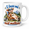 WS-Trend Alpenkuh Tasse bayerischer Spruch Keramik 330 ml Geschenkidee