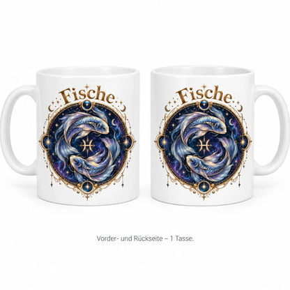 WS-Trend Sternzeichen Tasse Fische mystisch Keramik 330 ml Geschenk - WS-Trend.de