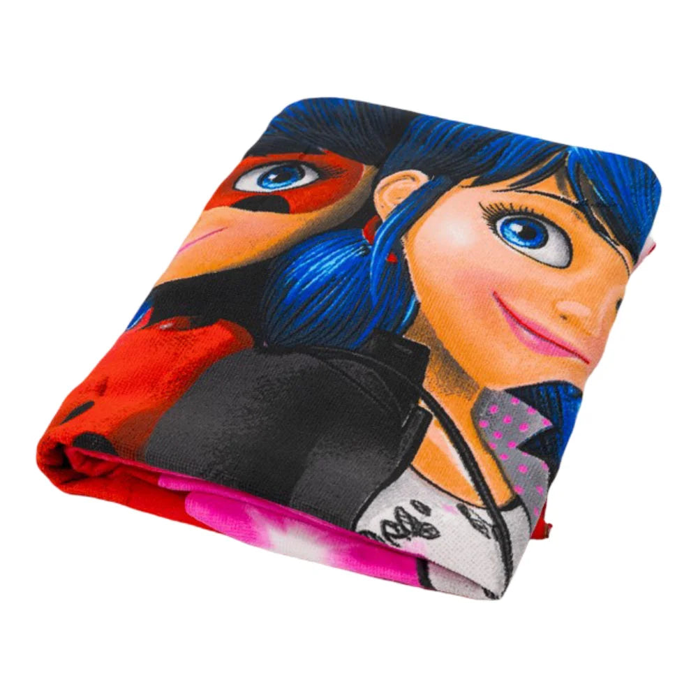 Ladybug Miraculous - Handtuch Badehandtuch Badetuch XL Strandtuch 70 x 140 cm - WS-Trend.de