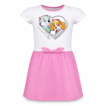 Paw Patrol Skye der Flughund Kinder kurzarm Kleid Sommerkleid 98 -128 Baumwolle - WS-Trend.de