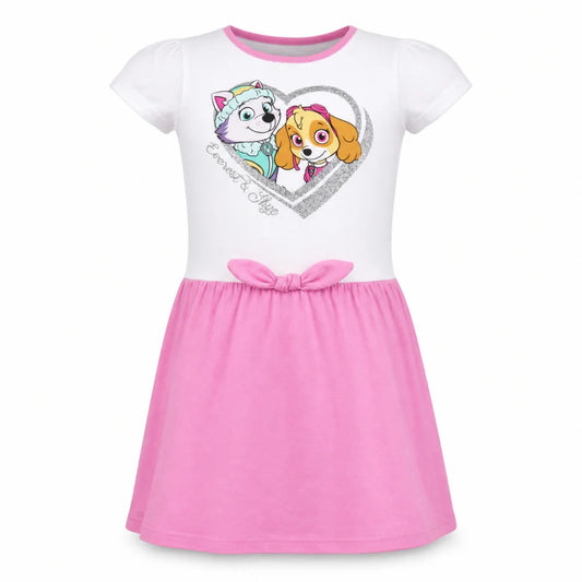 Paw Patrol Skye der Flughund Kinder kurzarm Kleid Sommerkleid 98 -128 Baumwolle - WS-Trend.de