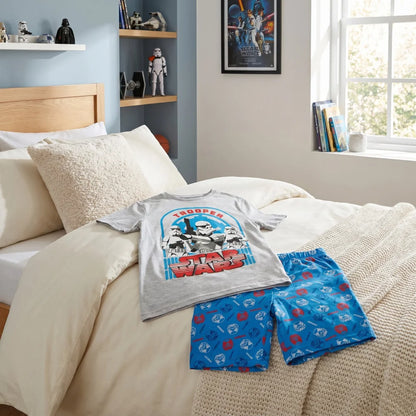 Star Wars Strom Trooper Jungen Kinder kurzarm Pyjama Schlafanzug 98-110 - WS-Trend.de