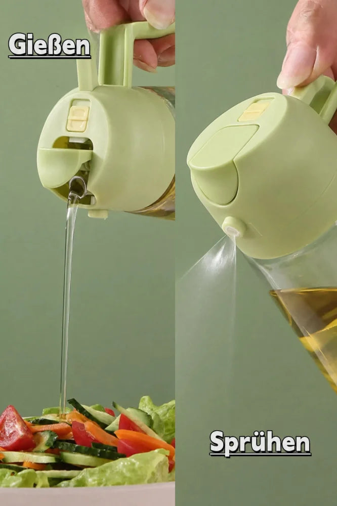 2-in-1-Ölspender und Ölsprüher Ölspenderflasche für Küchenspray 470 ml - WS-Trend.de