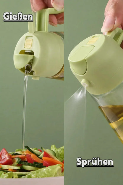 2-in-1-Ölspender und Ölsprüher Ölspenderflasche für Küchenspray 470 ml - WS-Trend.de