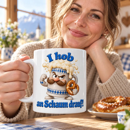 WS-Trend Bierkrug Tasse bayerischer Spruch Keramik 330 ml Geschenkidee - WS-Trend.de