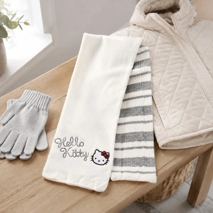 Hello Kitty Kinder Mädchen Winter Schals 3er Set 120 x 20 cm - WS-Trend.de
