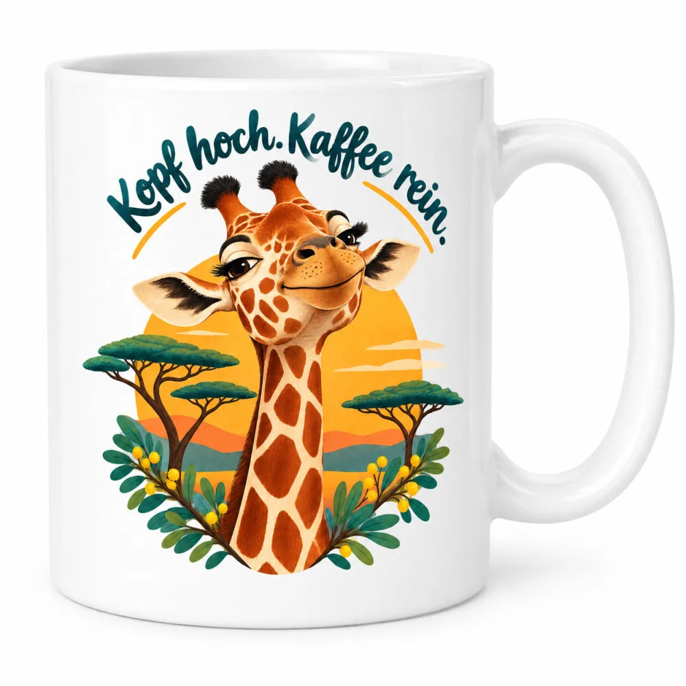 WS-Trend Afrika Tasse Keramik 330 ml mit Spruch 10 Motive als Geschenk - WS-Trend.de