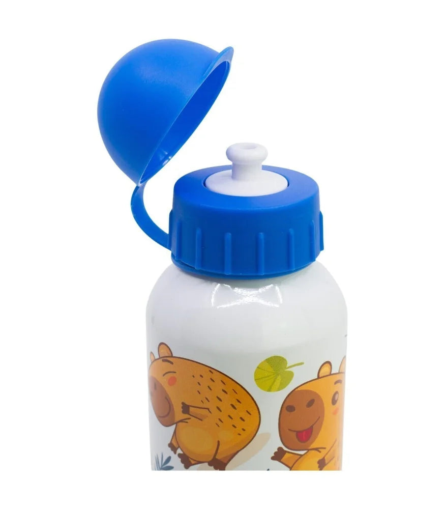Storline Capibara 2 tlg Kinder Set 3 Kammern Brotdose Alu-Trinkflasche 400 ml - WS-Trend.de