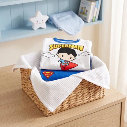 DC Superman Baby Kleinkind kurzarm Body Strampler Schlafanzug Gr. 74 - WS-Trend.de