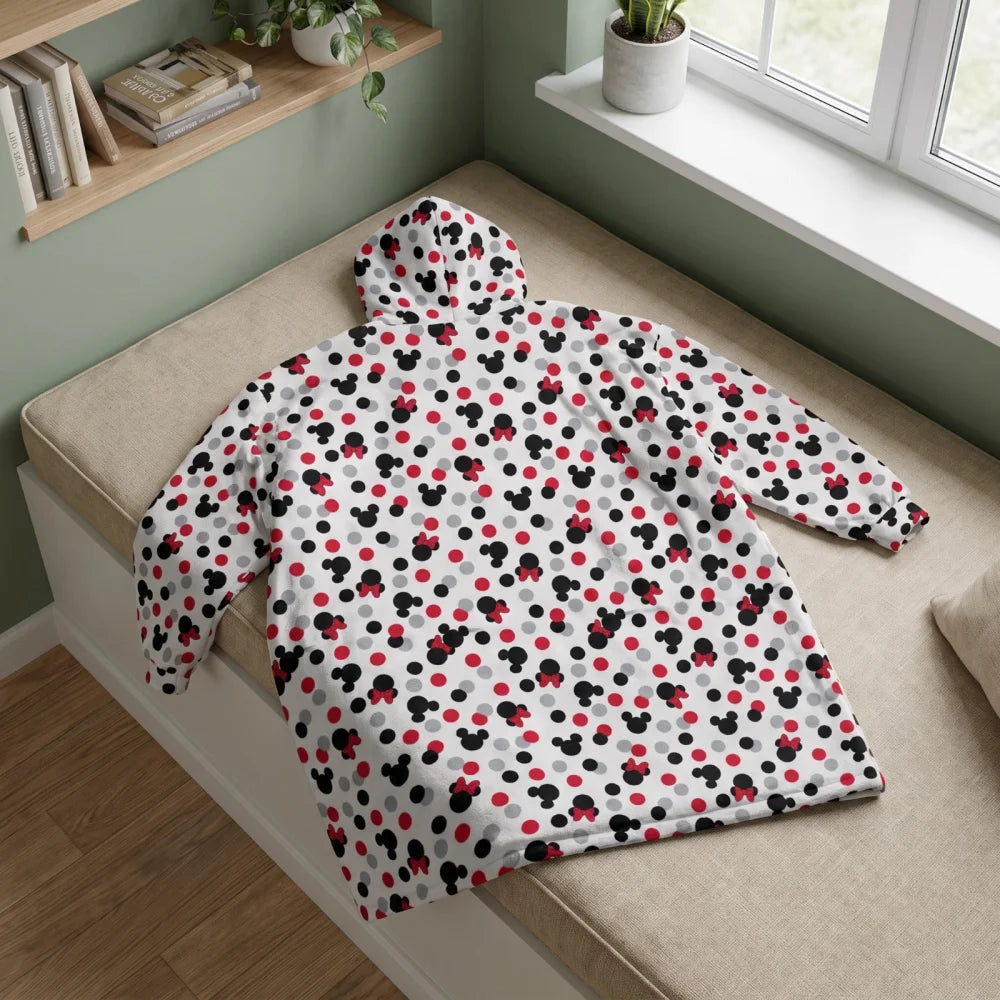Disney Mickey und Minnie Kuschelponcho mit Kapuze Tasche S-L - WS-Trend.de