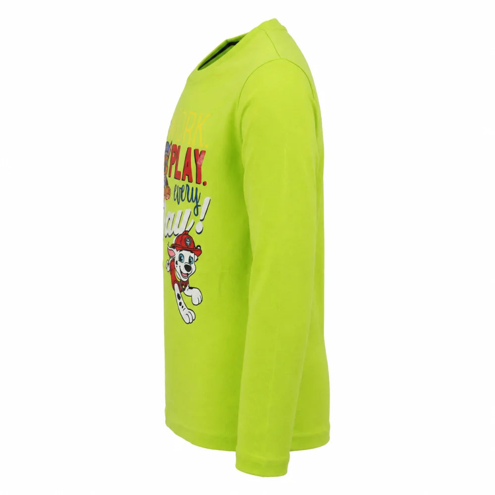 Paw Patrol Jungen Kinder langarm Shirt Langarmshirt 100% Baumwolle - WS-Trend.de