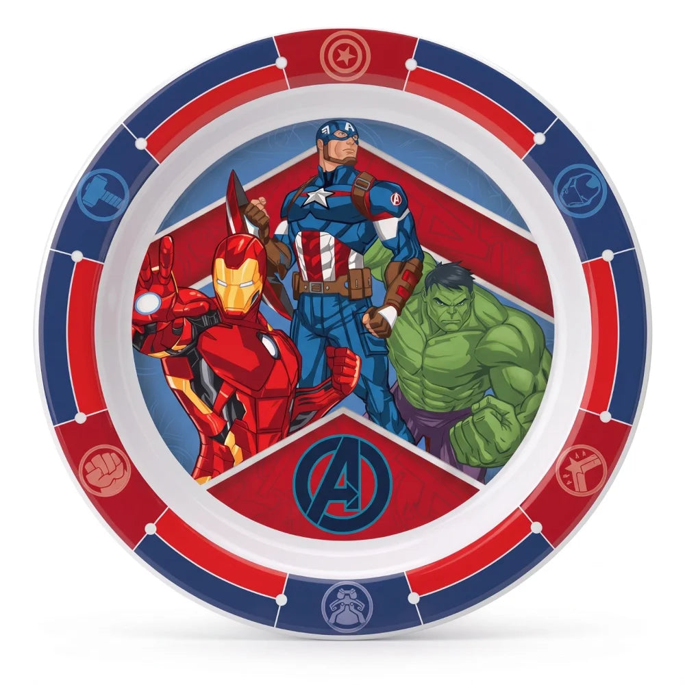 Marvel Avengers Kinder Geschirr-Set 3 teilig Becher Teller Schüssel Thor Hulk - WS-Trend.de