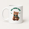 Anti-Stress-Tasse Braunbär 325 ml Keramik Kaffeebecher Geschenk
