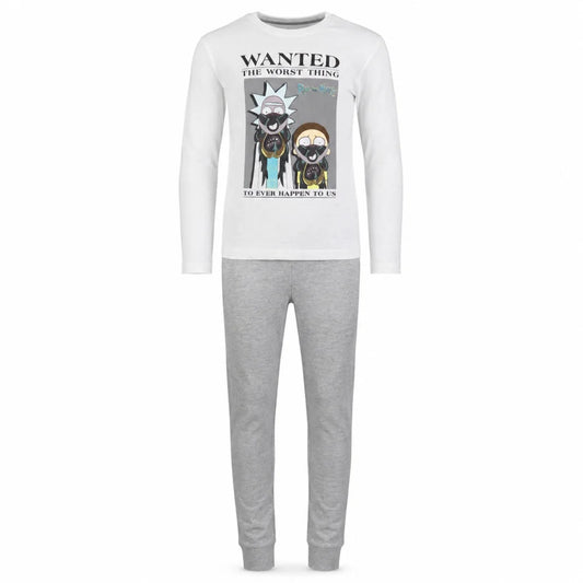 Schlafanzug Rick and Morty Kinder Jugend langarm Pyjama - WS-Trend.de