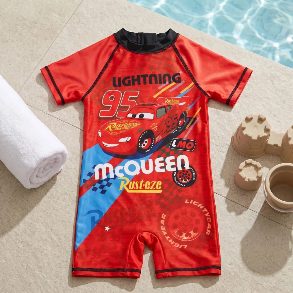 Disney Cars Lightning Mc Queen Jungen Badeanzug Schwimmanzug - WS-Trend.de