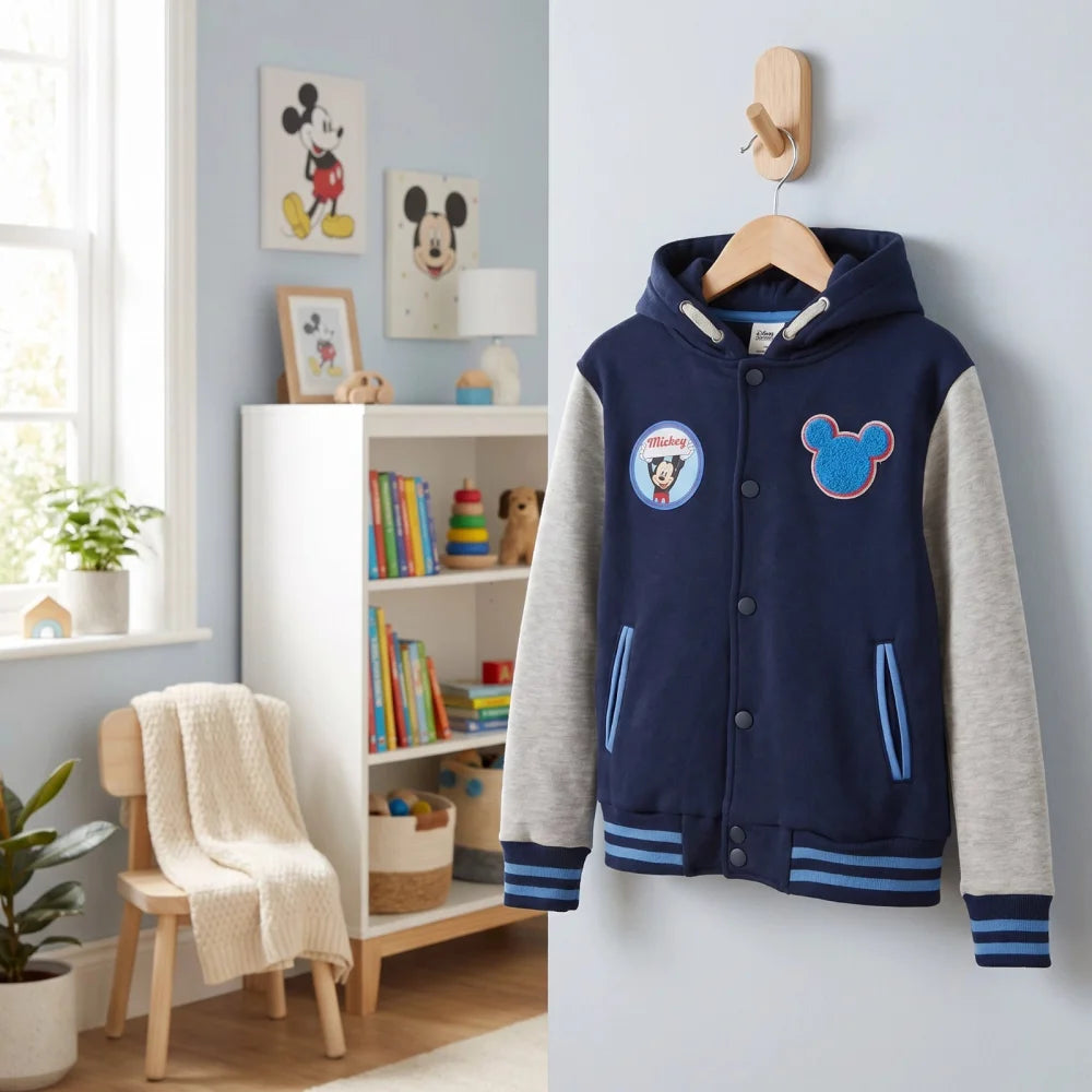 Disney Mickey Maus Kinder Jungen Hoodie Kapuzenpullover Pulli Gr. 92 - 128 - WS-Trend.de